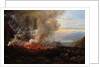 An Eruption of Vesuvius, 1824 by Johan Christian Dahl