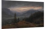 View over Hallingdal, 1844 by Johan Christian Dahl