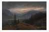 View over Hallingdal, 1844 by Johan Christian Dahl