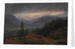 View over Hallingdal, 1844 by Johan Christian Dahl