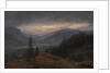 View over Hallingdal, 1844 by Johan Christian Dahl