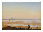 An Evening beside Lake Arresø, ca. 1837 by Johan Thomas Lundbye
