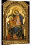 Madonna and Child Enthroned with Two Donors, ca. 1360-65 by Lorenzo Veneziano