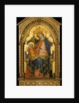 Madonna and Child Enthroned with Two Donors, ca. 1360-65 by Lorenzo Veneziano