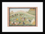Hanuman Revives Rama and Lakshmana with Medicinal Herbs…,Ramayana series, ca. 1790 by Workshop active in the First generation (after Nainsukh)