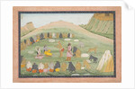 Hanuman Revives Rama and Lakshmana with Medicinal Herbs…,Ramayana series, ca. 1790 by Workshop active in the First generation (after Nainsukh)
