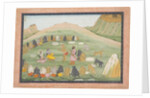 Hanuman Revives Rama and Lakshmana with Medicinal Herbs…,Ramayana series, ca. 1790 by Workshop active in the First generation (after Nainsukh)