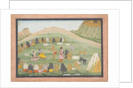 Hanuman Revives Rama and Lakshmana with Medicinal Herbs…,Ramayana series, ca. 1790 by Workshop active in the First generation (after Nainsukh)