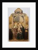 Saint Anne and the Virgin and Child Enthroned with Angels, ca. 1458-61 by Niccolò da Foligno