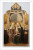 Saint Anne and the Virgin and Child Enthroned with Angels, ca. 1458-61 by Niccolò da Foligno
