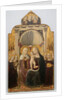 Saint Anne and the Virgin and Child Enthroned with Angels, ca. 1458-61 by Niccolò da Foligno