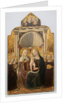 Saint Anne and the Virgin and Child Enthroned with Angels, ca. 1458-61 by Niccolò da Foligno
