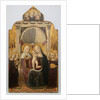 Saint Anne and the Virgin and Child Enthroned with Angels, ca. 1458-61 by Niccolò da Foligno