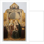 Saint Anne and the Virgin and Child Enthroned with Angels, ca. 1458-61 by Niccolò da Foligno