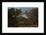 Blind Orion Searching for the Rising Sun, 1658 by Nicolas Poussin