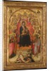 Madonna and Child Enthroned with Saint John the Evangelist, Saint Peter, Saint Agnes…, c1385-90 by Paolo di Giovanni Fei