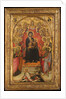 Madonna and Child Enthroned with Saint John the Evangelist, Saint Peter, Saint Agnes…, c1385-90 by Paolo di Giovanni Fei