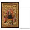 Madonna and Child Enthroned with Saint John the Evangelist, Saint Peter, Saint Agnes…, c1385-90 by Paolo di Giovanni Fei