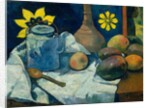Still Life with Teapot and Fruit, 1896 by Paul Gauguin