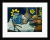 Still Life with Teapot and Fruit, 1896 by Paul Gauguin