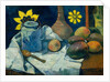 Still Life with Teapot and Fruit, 1896 by Paul Gauguin