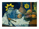 Still Life with Teapot and Fruit, 1896 by Paul Gauguin