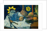 Still Life with Teapot and Fruit, 1896 by Paul Gauguin