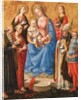 Madonna and Child with Six Saints, late 1440s by Pesello Peselli