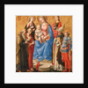 Madonna and Child with Six Saints, late 1440s by Pesello Peselli