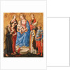 Madonna and Child with Six Saints, late 1440s by Pesello Peselli
