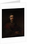Man with a Magnifying Glass, early 1660s by Rembrandt Harmensz van Rijn
