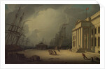 The Custom House at Greenock, Scotland, 1828 by Robert Salmon