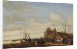 Drawing the Eel, early 1650s by Salomon Ruysdael