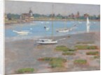 Low Tide, Riverside Yacht Club, 1894 by Theodore Robinson