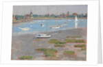 Low Tide, Riverside Yacht Club, 1894 by Theodore Robinson