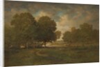 A River in a Meadow, probably late 1830s-early 1840s by Theodore Rousseau