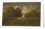A River in a Meadow, probably late 1830s-early 1840s by Theodore Rousseau