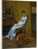 The Artist's Wife and His Setter Dog, ca. 1884-89 by Thomas Eakins