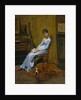 The Artist's Wife and His Setter Dog, ca. 1884-89 by Thomas Eakins