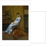 The Artist's Wife and His Setter Dog, ca. 1884-89 by Thomas Eakins