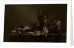 Still Life with Oysters, a Silver Tazza, and Glassware, 1635 by Willem Claesz Heda