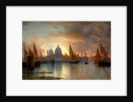 Santa Maria della Salute, Sunset, 1870-85 by William Stanley Haseltine