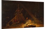 Camp Fire, 1880 by Winslow Homer