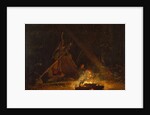 Camp Fire, 1880 by Winslow Homer