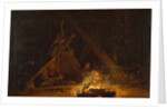Camp Fire, 1880 by Winslow Homer