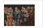 Christ Blessing the Children, ca. 1545-50 by Lucas Cranach the Younger