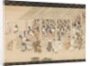 A Nenbutsu Gathering at Ichiya, Kyoto, from the Illustrated Biography of the Monk…, late 14th cent by Unknown