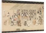 A Nenbutsu Gathering at Ichiya, Kyoto, from the Illustrated Biography of the Monk…, late 14th cent by Unknown