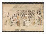 A Nenbutsu Gathering at Ichiya, Kyoto, from the Illustrated Biography of the Monk…, late 14th cent by Unknown