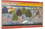 Rama and Lakshmana Search in Vain for Sita: Illustrated folio…, ca. 1680-90 by Unknown